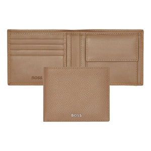 silber34 HUGO BOSS Brieftasche & Geldbörse, Classic Grained, Camel