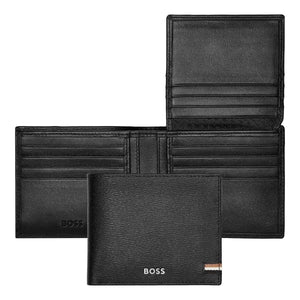 silber26 HUGO BOSS Brieftasche, Iconic mit Klappe Black