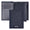 silber4 HUGO BOSS Kreditkartenetui, Classic Trifold Grained, Navy