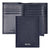 silber4 HUGO BOSS Kreditkartenetui, Classic Trifold Grained, Navy