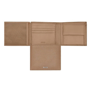 braun30 HUGO BOSS, Portemonnaie, Classic Grained, Camel