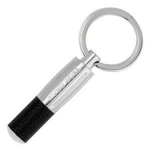 silber50 HUGO BOSS Schlüsselanhänger, Pure Iconic, Black
