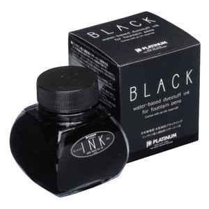 schwarz1 Platinum, Tintenglas, Dye Ink Black