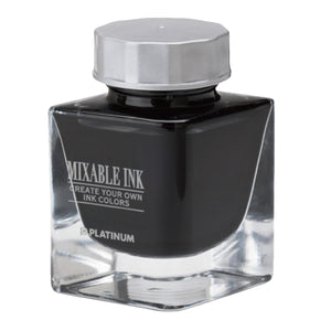 schwarz29 Platinum, Tintenglas, Mixable Ink Smoke Black