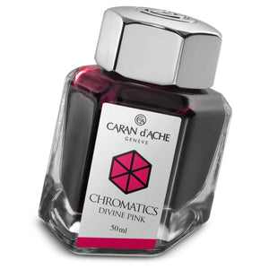 pink Caran d'Ache, Tintenglas Chromatics, Divine Pink