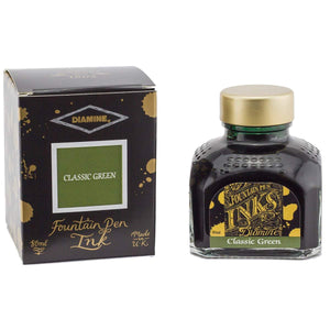 dunkelgrün2622 Diamine, Tintenglas Regular, 80 ml, Classic Green