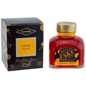 gelb2751 Diamine, Tintenglas Regular, 80 ml, Sunshine Yellow