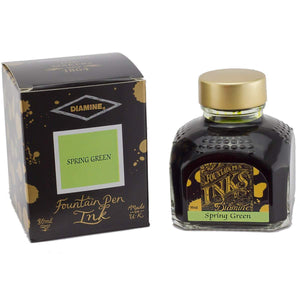 grün2674 Diamine, Tintenglas Regular, 80 ml, Light Green/Spring Green