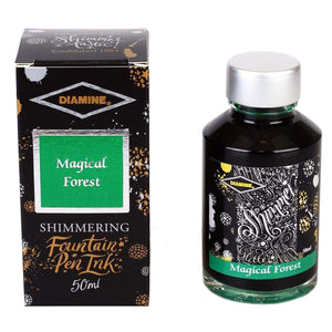 grün2826 Diamine, Tintenglas Shimmering, 50 ml, Magical Forest