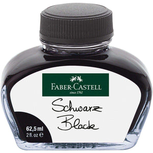 schwarz5002 Faber-Castell, Tintenglas, 62,5 ml, schwarz