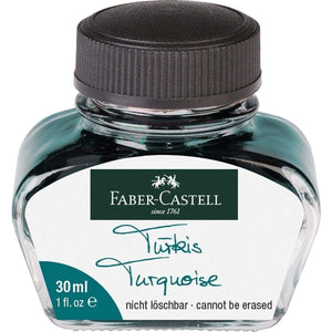 türkis5011 Faber-Castell, Tintenglas, 30 ml, türkis