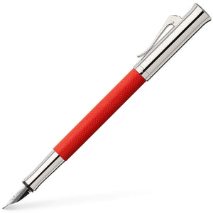 rot5560 Graf von Faber-Castell, Füller Guilloche, 18K Feder, India Red