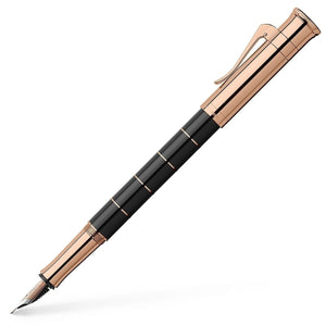 schwarz5436 Graf von Faber-Castell, Füller Classic Anello, 18K Feder, Roségold