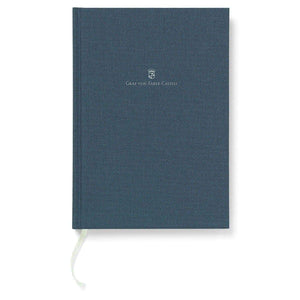 dunkelblau5861 Graf von Faber-Castell, Notizbuch, A5 mit Leineneinband, dunkelblau