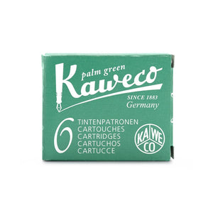 grün7777 Kaweco, Tintenpatrone, 6 Stück, Palmengrün