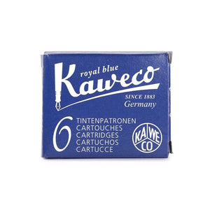 blau7778 Kaweco, Tintenpatrone, 6 Stück, Königsblau