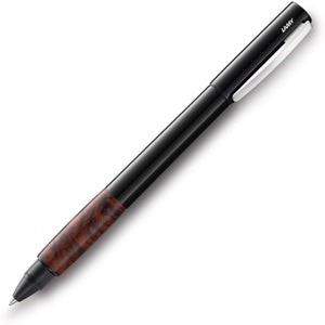 schwarz8544 Lamy, Accent Tintenroller brilliant BY, brilliant Lackierung Griffstück aus Bruyère-Holz, schwarz