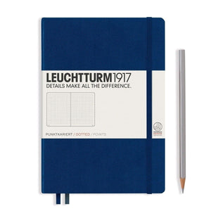 dunkelblau15693 Leuchtturm 1917, Notizbuch, A5 dotted Hardcover, Marine