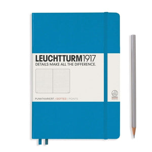 blau15682 Leuchtturm 1917, Notizbuch, A5 dotted Hardcover, Azur