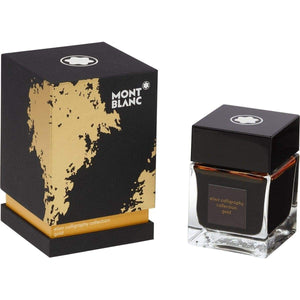 gelb9241 Montblanc, Tintenglas Elixir, 50 ml, Calligraphy Yellow Gold