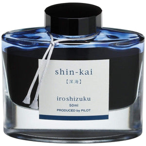 schwarzblau11800 Pilot, Tintenglas Iroshizuku, Deep Sea, 50 ml, Shin-Kai