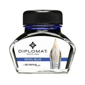 blau2785 Diplomat, Tintenglas Octupus Ink, 30ml, Königsblau