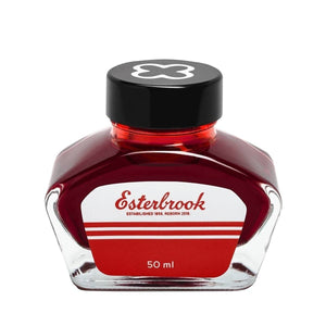 rot19946 Esterbrook, Tintenglas, 50 ml, Scarlet