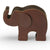 dunkelbraun5368 Graf von Faber-Castell, Stiftehalter Elefant, klein 12 Polychromos inkl. dunkelbraun