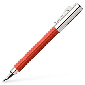 rot20227 Graf von Faber-Castell, Füller Tamitio, inkl. Konverter inkl. Geschenkverpackung, India Red