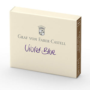 lila6156 Graf von Faber-Castell, Tintenpatrone, 6x, Violet Blue