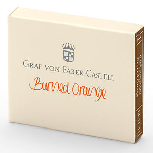 orange6160 Graf von Faber-Castell, Tintenpatrone, 6x, Burned Orange