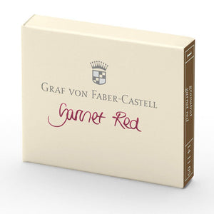 rot6144 Graf von Faber-Castell, Tintenpatrone, 6x, Garnet Red