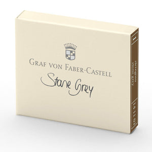 grau6154 Graf von Faber-Castell, Tintenpatrone, 6x, Stone Grey