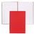 rot21101 HUGO BOSS, Notizbuch Essential Storyline, A5 liniert weiss, rot