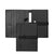 schwarz715 HUGO BOSS, Schreibmappe Gear Illusion, A5, schwarz
