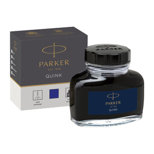 blau1492 Parker, Tintenglas Quink, blau