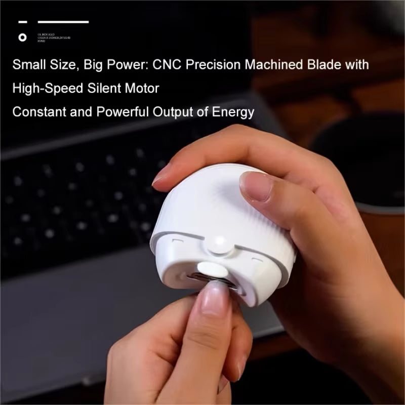 Electric Automatic Nail Clippers Pro with Light Trimmer Nail Cutter Manicure for Baby Adult Care Scissors Body Tools