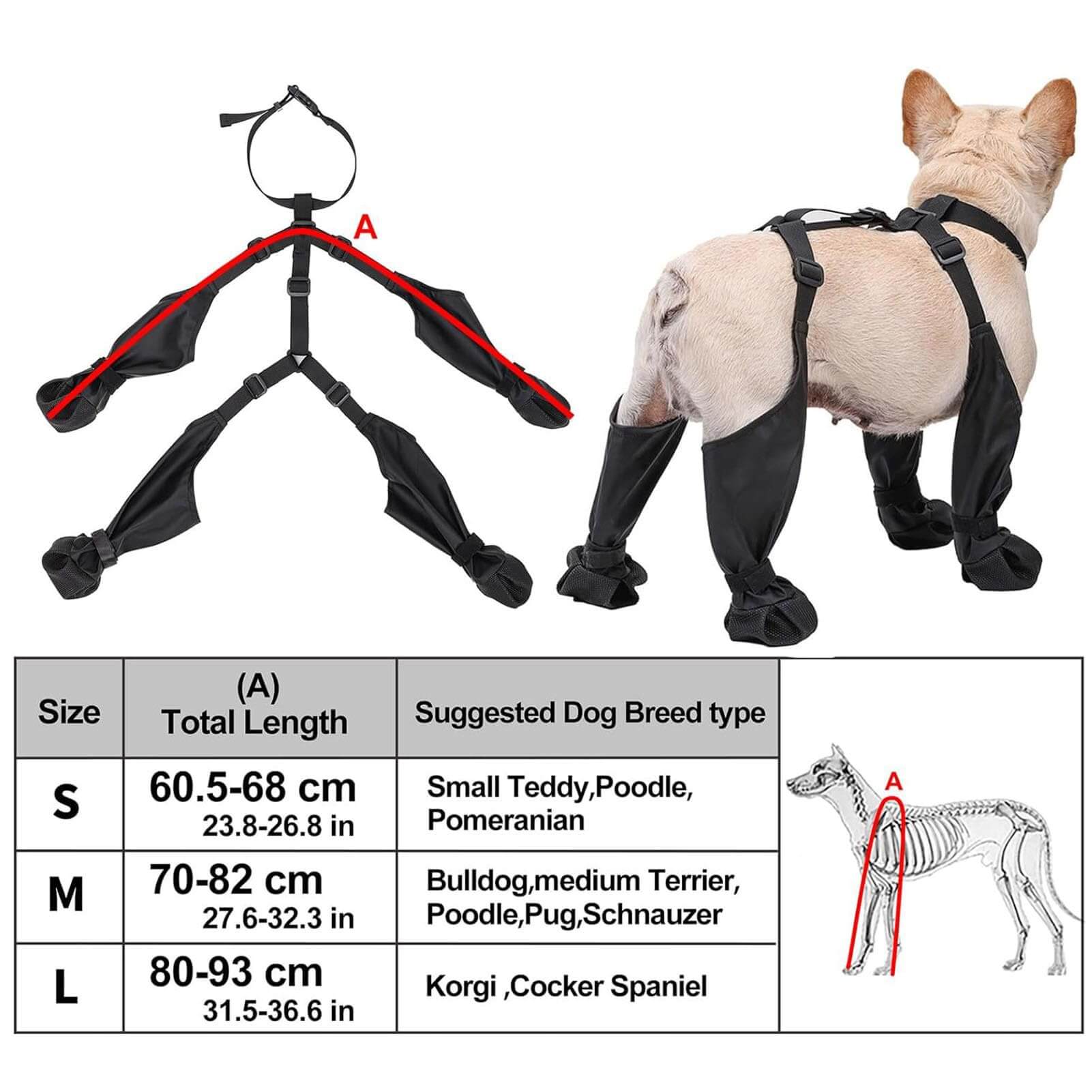 dog boots with extended leg coverage