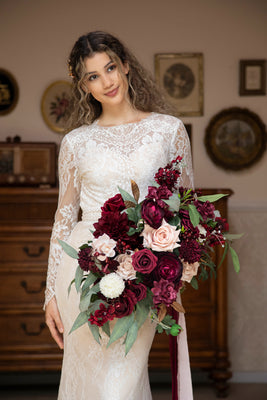 How to Make a Cascading Bridal Bouquet With Orchids – Ling's Moment