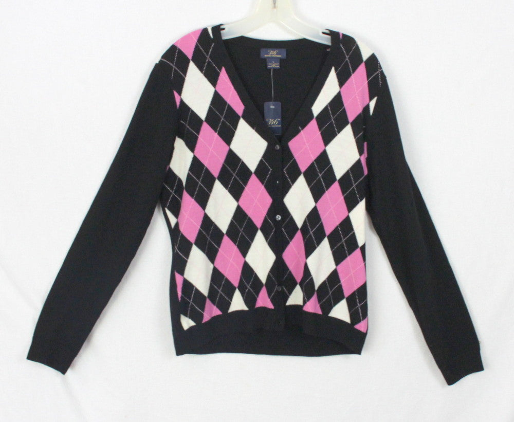 black pink sweater