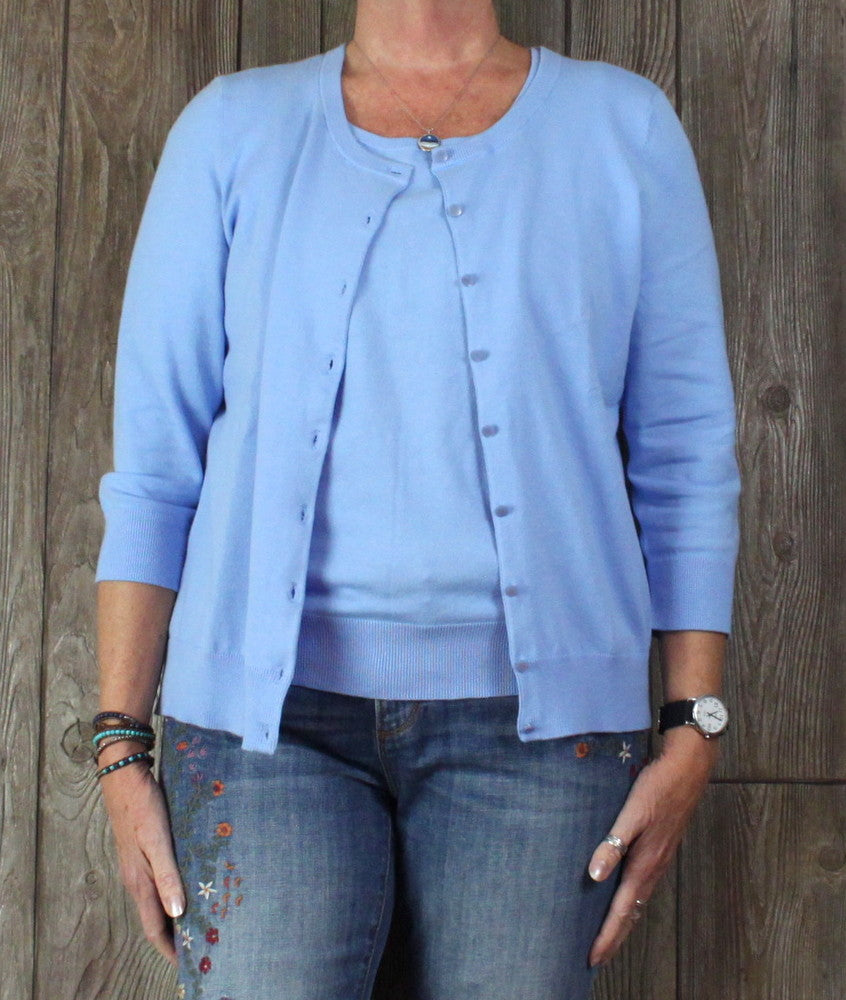 light blue cardigan womens