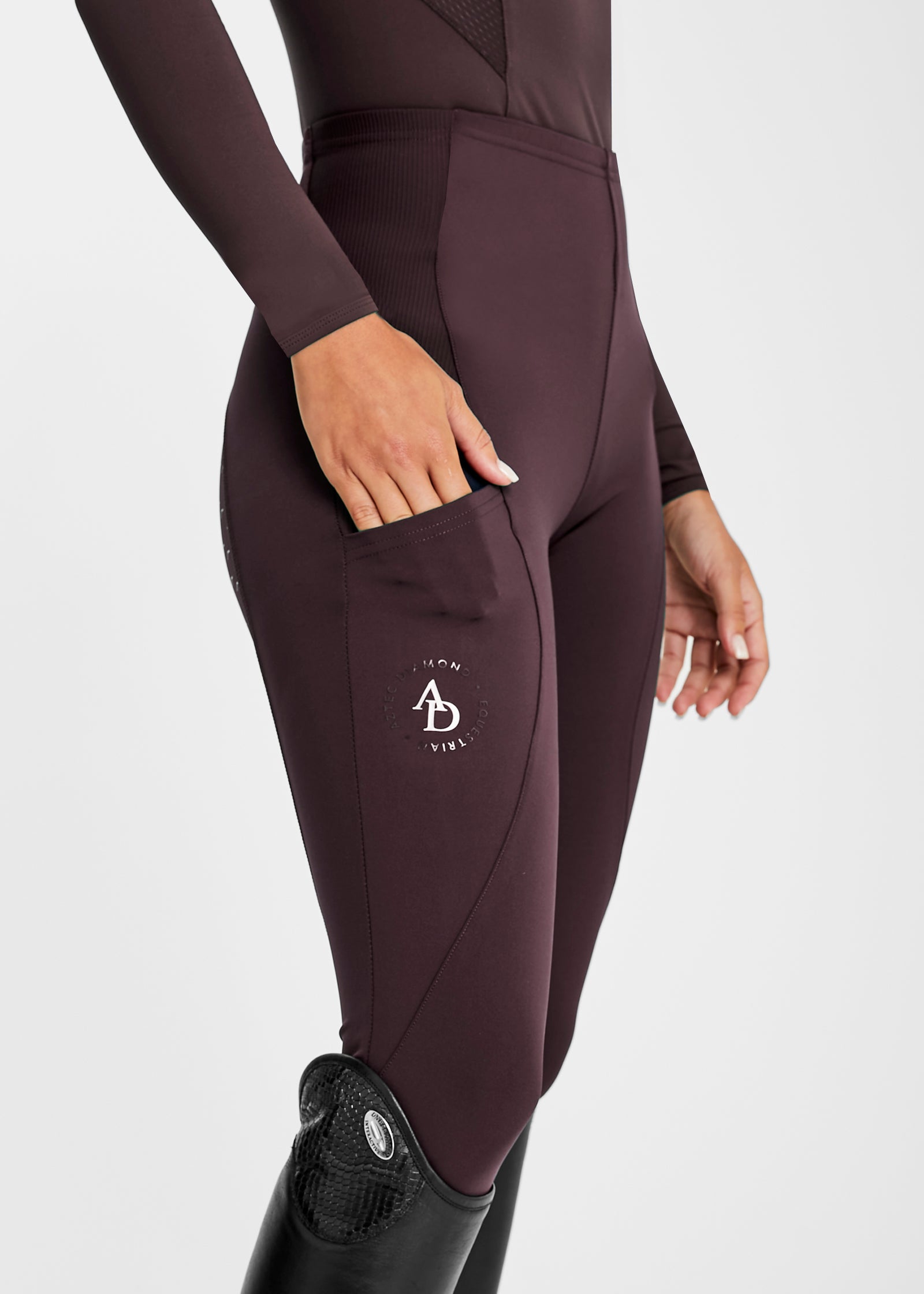 Equestrian & Horse Riding Leggings – Gray Equestrian Clothing