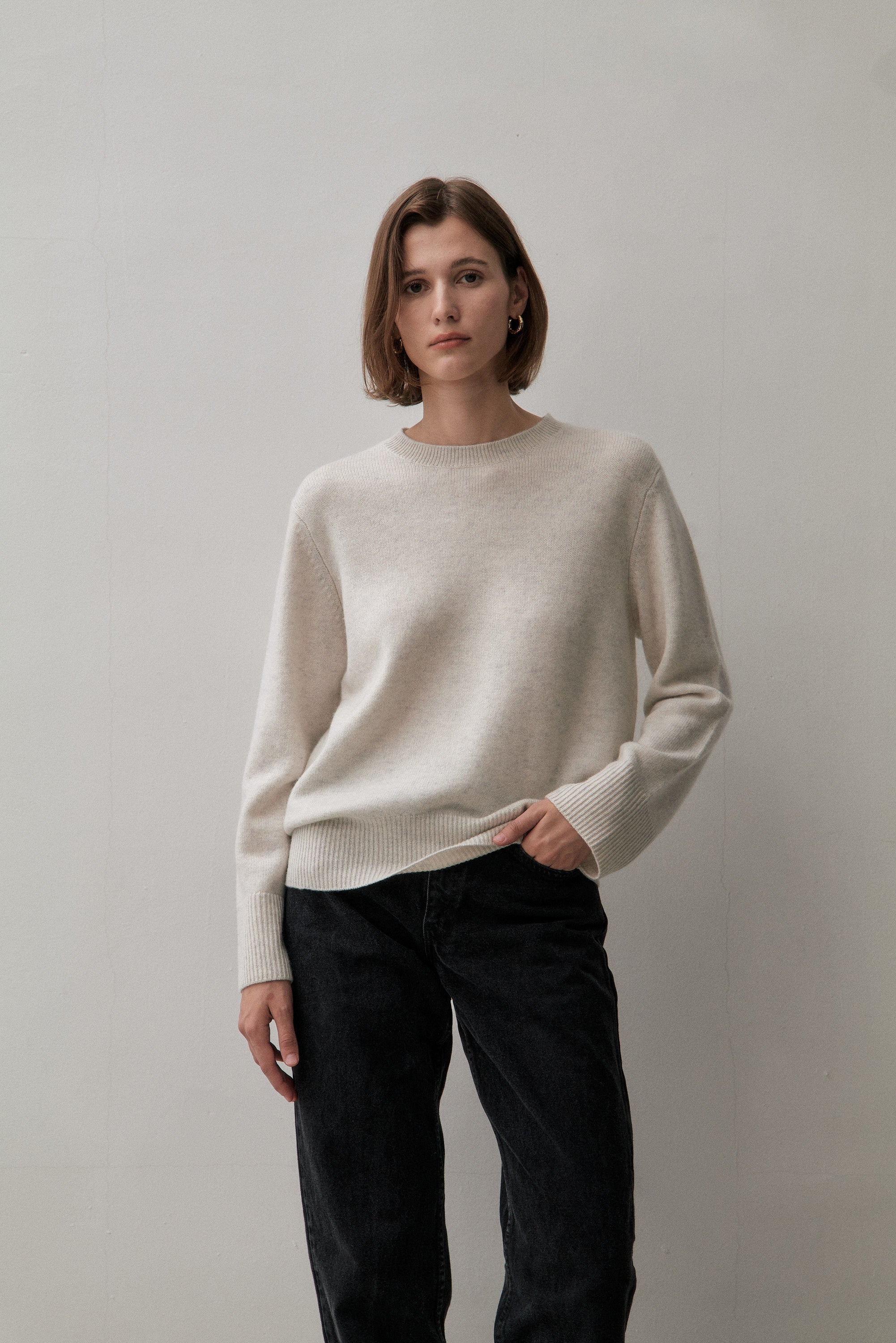 THE CLASSIC TURTLENECK - ECO WHITE – THE CURATED