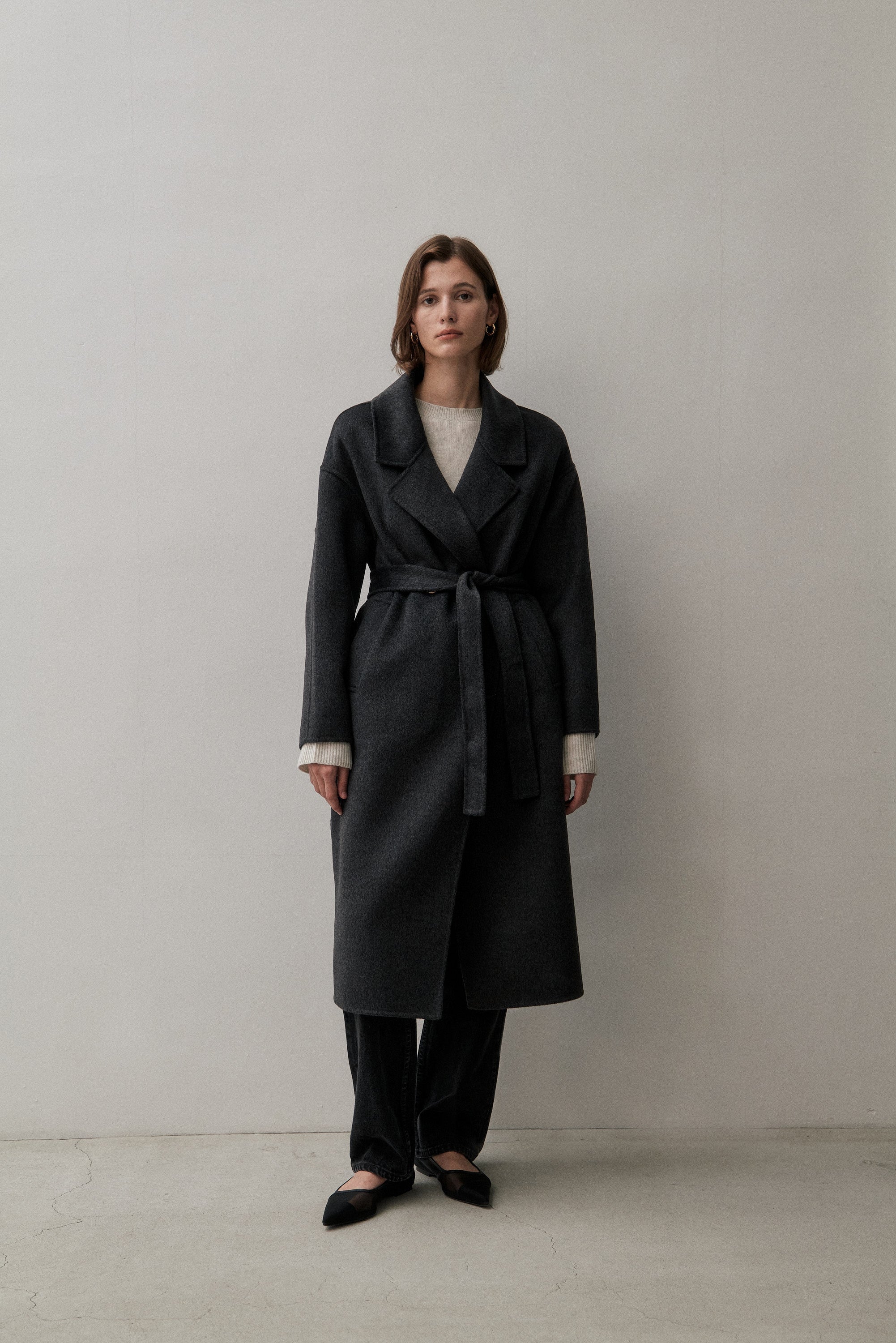 THE LONDON COAT - CHARCOAL – THE CURATED