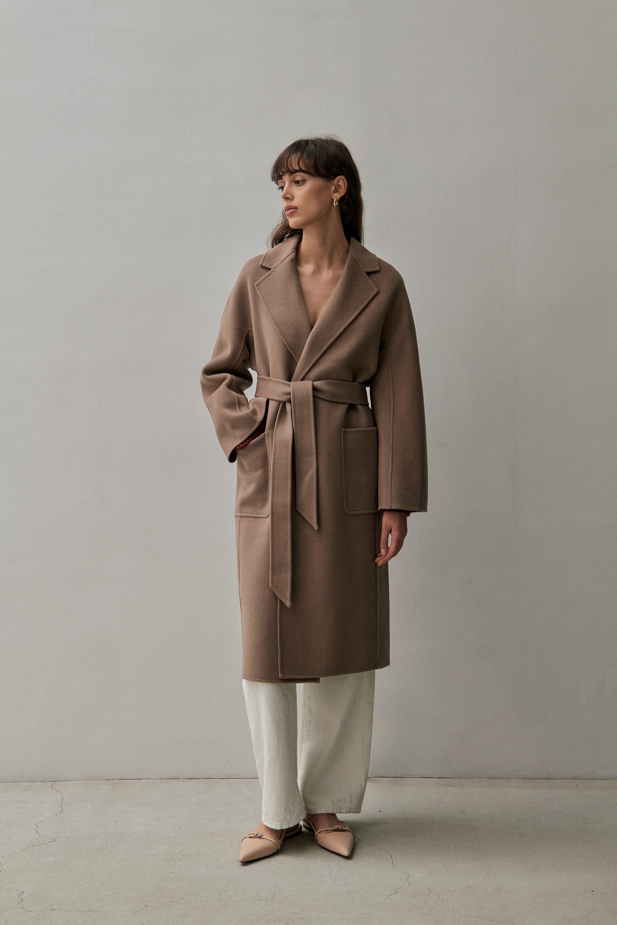 THE CLASSIC COAT - – MELANGE CHOCOLATE CURATED THE