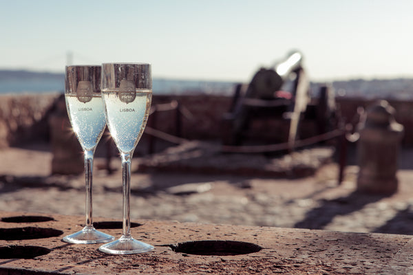 Wine Glasses on Castelo de São Jorge