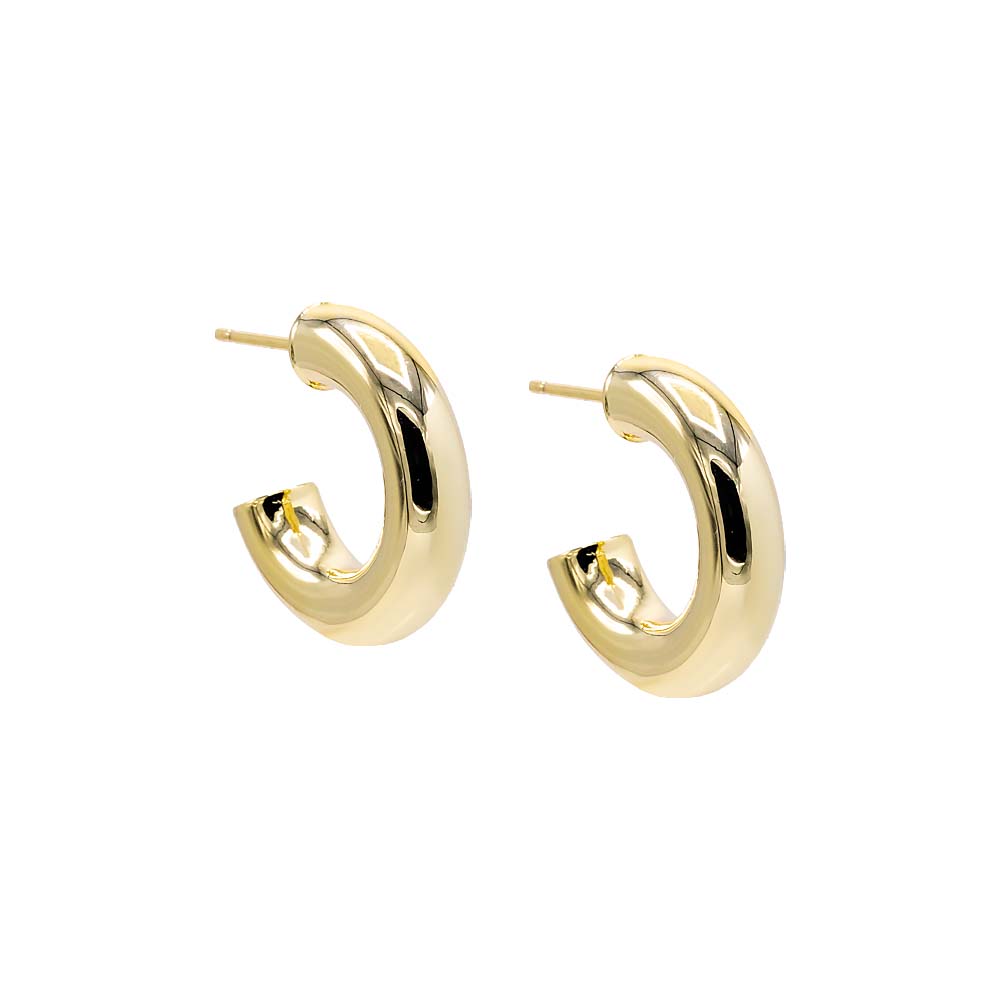 Pavé Curb Chain Oval Drop Earring – Adina Eden