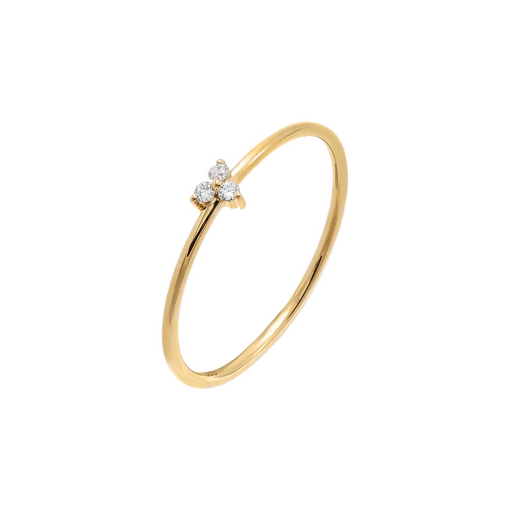 Luminosa Gold Thin Twist Ring, 14K - QVC.com