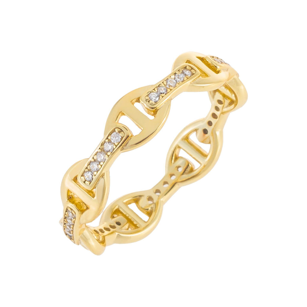 CZ Chain Ring | Adina's Jewels