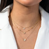  Diamond Large Butterfly Necklace 14K - Adina's Jewels